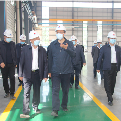 河南省人大常委會副主任、黨組副書記馬懿到公司參觀指導(dǎo)